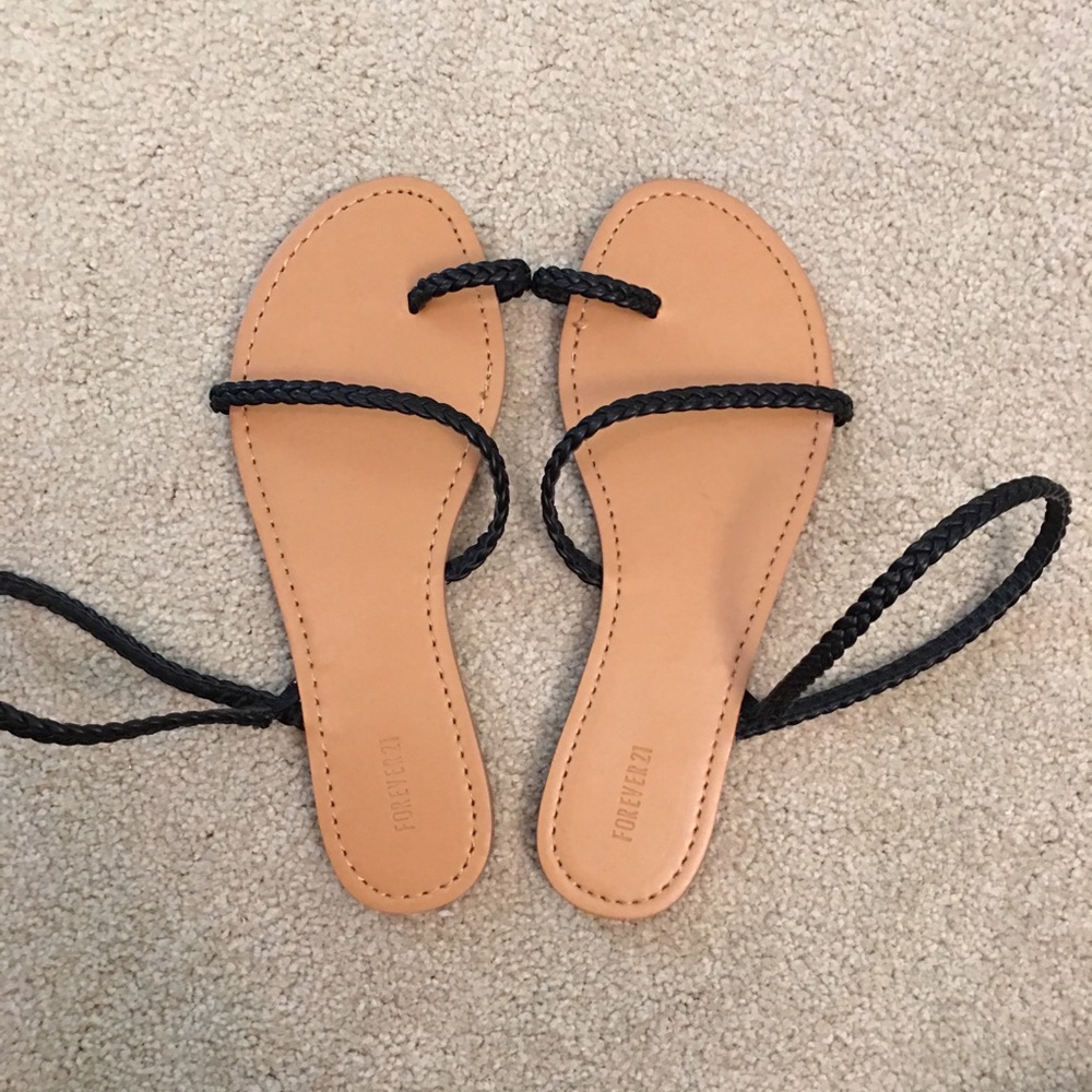 Braided sandals